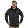 Mikbaits Bunda so zipsom Black Camou Sherpa Čierna - XXL