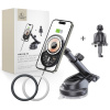 Držiak do auta Tech-Protect mm15W-V6 Magnetic Magsafe Dashboard & Vent Car Mount Wireless Charger 15W Black