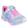 Skechers Eternal Heart Lights Light Up Trainers Girls Blue C13.5(33)