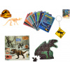 Prívesok na kľúče Jurský svet Dominion sada dino aktivít puzzle kostra nálepky karty