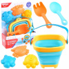 Inlea4Fun Súprava do pieskoviska so skladacím vedierkom FOLDING BUCKET