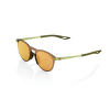100% Legere Round, okuliare - Matte Metallic Viperidae - Bronze Multilayer Mirror Lens