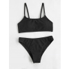 Detské plavky - Dva kusy Shein outfit 160 čierny (D10B101 Detské shiein plavky 160 cm)