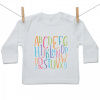 Boodyy Tričko s dlhým rukávom Abeceda 68 (3-6 mesiacov)