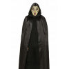 SET PLÁŠŤ S KAPUCŇOU MASKA UPÍR KOSTÝM HALLOWEEN