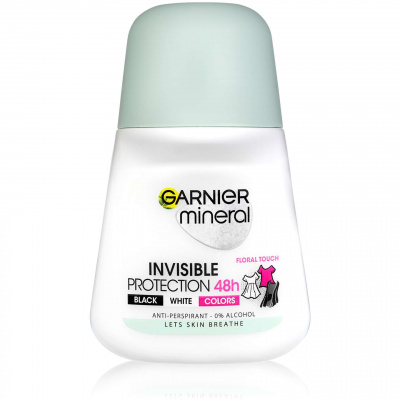 Garnier Mineral Invisible Black White Colors Floral Touch 48h roll-on dezodorant 50ml Garnier