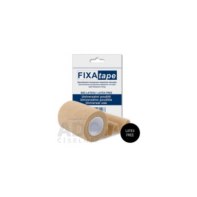 FIXAtape samofixačné elastické ovínadlo STRETCH kompresné, bez latexu 7,5cm x 450cm, 1x1 ks