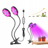 Lampa na pestovanie raslín - Rastliny osvetľovacia lampa 2x žiarovky 78 -led stojací stojan rastú svetlo (Rastliny osvetľovacia lampa 2x žiarovky 78 -led stojací stojan rastú svetlo)