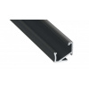 LEDLabs LUMINES LED profil typ H čierny eloxovaný 3 m