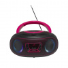 Denver TCL-212BT PINK Přenosný CD přehrávač Černá, Růžová
