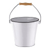 Dema 15146D Smaltované vedro na vodu 5 l biele