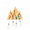 Vešiak na kľúče Y&Y Vertical Key Holder Mountain - mapple