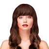 Paruka hnedá dlhé vlnité vlasy