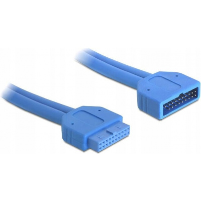 DeLOCK 82943 USB kábel 0,45 m modrý
