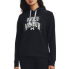 Mikina s kapucňou Under Armour UA Rival Terry Graphic Hdy-BLK 1379610-001 Veľkosť L