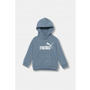 Detská mikina Puma ESS No. 1 Logo Hoodie FL PS s kapucňou, s potlačou, 684931 modrá 122