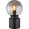 Globo Lighting Marka stolová lampa 1x25 W čierna-dymová 21003B