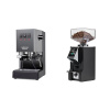 Gaggia Classic E24 BC, grey + Eureka Mignon Specialita Smart, CR black