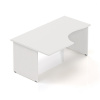 Lenza Ergonomický stôl Visio 160 x 100 cm, ľavý, biela