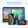 AppleMix Napájací adaptér/reduktor pre Apple MacBook - USB-C samec / Magsafe 1/2 samica - čierny