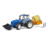 Bruder 2187 New Holland T5.120 s čelním nakladačem, sklápěcím boxem a vidlemi