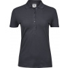 TEE JAYS TJ145 STRECH DELUX / Dámska polokošeľa - dark grey L
