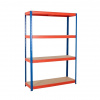 Trestles Regál 1800x1400x600mm, modro-oranžový 1000014