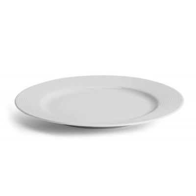 Dezertný tanier, porcelán, 19 cm, ROTBERG, "Elegante", biely