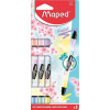 Zvýrazňovače Maped Fluo Peps Duo Pastel - súprava 3 ks