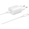 Samsung EP-TA800XWEGWW USB nabíječka, Rychlonabíječka, 1x USB-C®, 25 W, Dodávka energie, Power Delivery 3.0, bílá