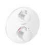 Hansgrohe Ecostat S Termostatická batéria pod omietku na 2 spotrebiče, matná biela 15758700-HG