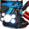 MOCNÁ ČELOVÁ BATERKA 5x LED CREE XM-L T6 ČELOVKA
