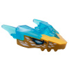 82276pb04 Trans-Light Blue Dragon Head (Ninjago) Jaw Upper with Horns (Průhledná světle modrá dračí hlava (Ninjago) Horní čelist s rohy)