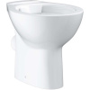 GROHE Bau Ceramic samostatne stojace WC Rimless s hlbokým splachovaním, 356 x 515 mm, alpská biela, 39430000
