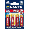 Batéria, AA (tužková), 4 ks, VARTA MaxTech