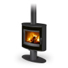 ROMOTOP STROMBOLI G T keramika černá lesklá 49000 - krbová kamna na noze a s otočným mechanismem