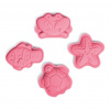 Bigjigs Toys Silikónové formičky Ružové Coral