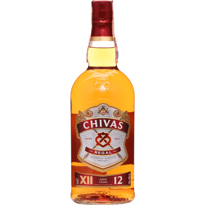 Chivas Regal 12y 40% 1 l (čistá fľaša)