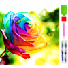 RealG RC-K-043 Diamantové maľovanie sada 5D, 30 x 30 cm, ruža