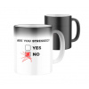 Magický keramický hrnček s potlačou Stres dotazník