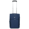 Malý kabínový cestovný kufor kufor do lietadla, látkový 30l Airtex 9090 tmavo modrá
