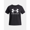 Under Armour Dievčenské tričko UA BIG LOGO SS-BLK Čierna YXS