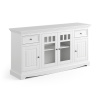 PROXIMA.store - Rustikálna masívna komoda 4s.2 - BELLUNO ELEGANTE FARBA: biela