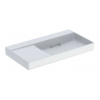 Geberit ONE Umývadlo, 90x48x14 cm, skrytý prepad, bez otvoru na batériu, vodorovný odtok, KeraTect, biela 505.044.00.1