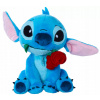 DISNEY PLYŠOVÁ HRAČKA PLYŠÁK STITCH PLYŠOVÁ S RUŽOU PLYŠOVÁ Deň sv. Valentína 25 CM