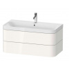 Duravit Happy D.2 Plus Skrinka s umývadlom, 48x98x49 cm, 2 zásuvky, biela vysoký lesk HP4348O2222