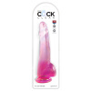 KingCockClear 10 w loptičky ružové