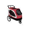 Kočík pre psov PetStro AVENTURA XL - SKYLINE do 45 kg (červeno-šedá v02)