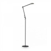 Ideal Lux 204949 LED stojacia lampa Futura s dotykovým ovládaním 1x10W | 750lm | 4000K - čierna