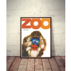 Zoo chorzów veľký plagát Monkey Mandril retro prl (Zoo chorzów veľký plagát Monkey Mandril retro prl)